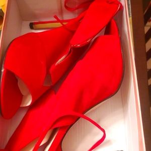 Heels red chenxu brand new
